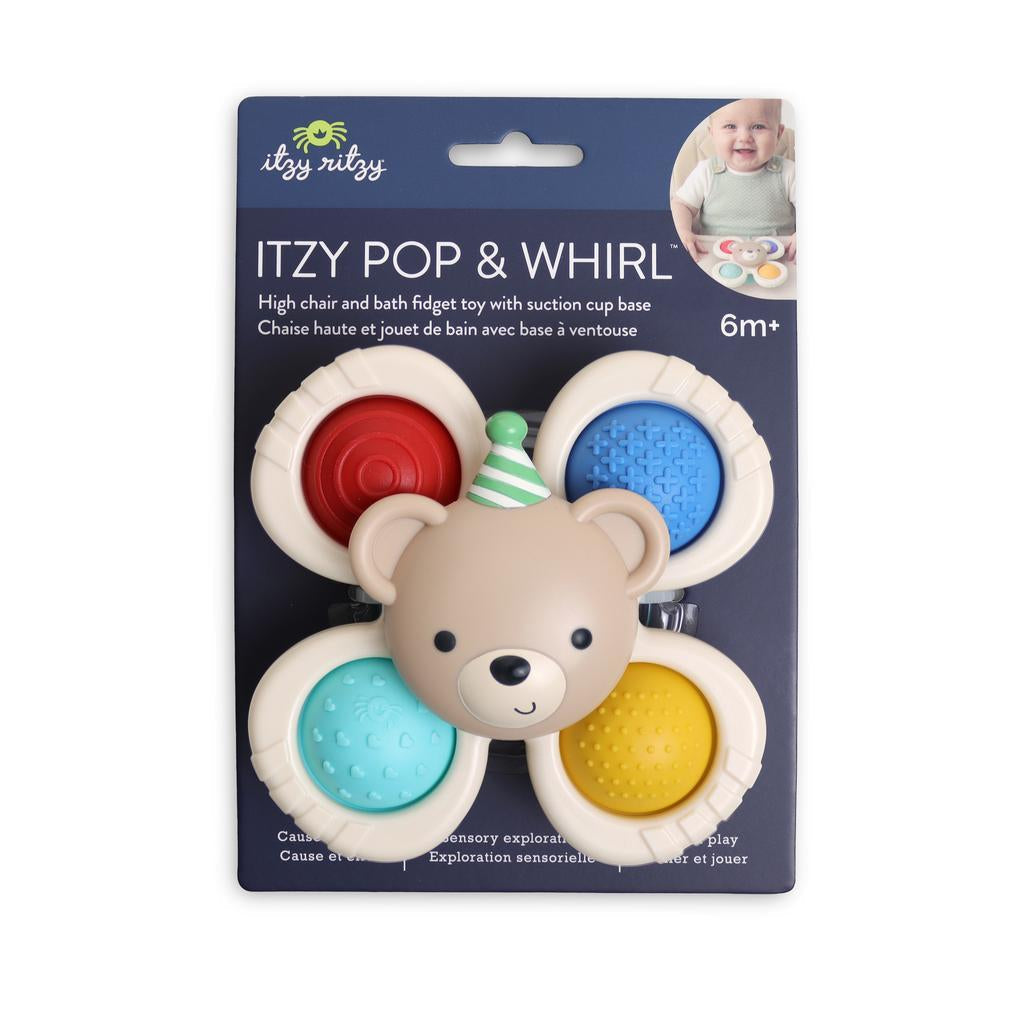 Itzy Pop & Whirl™ Fidget Spinner Travel & Bath Toy Circus