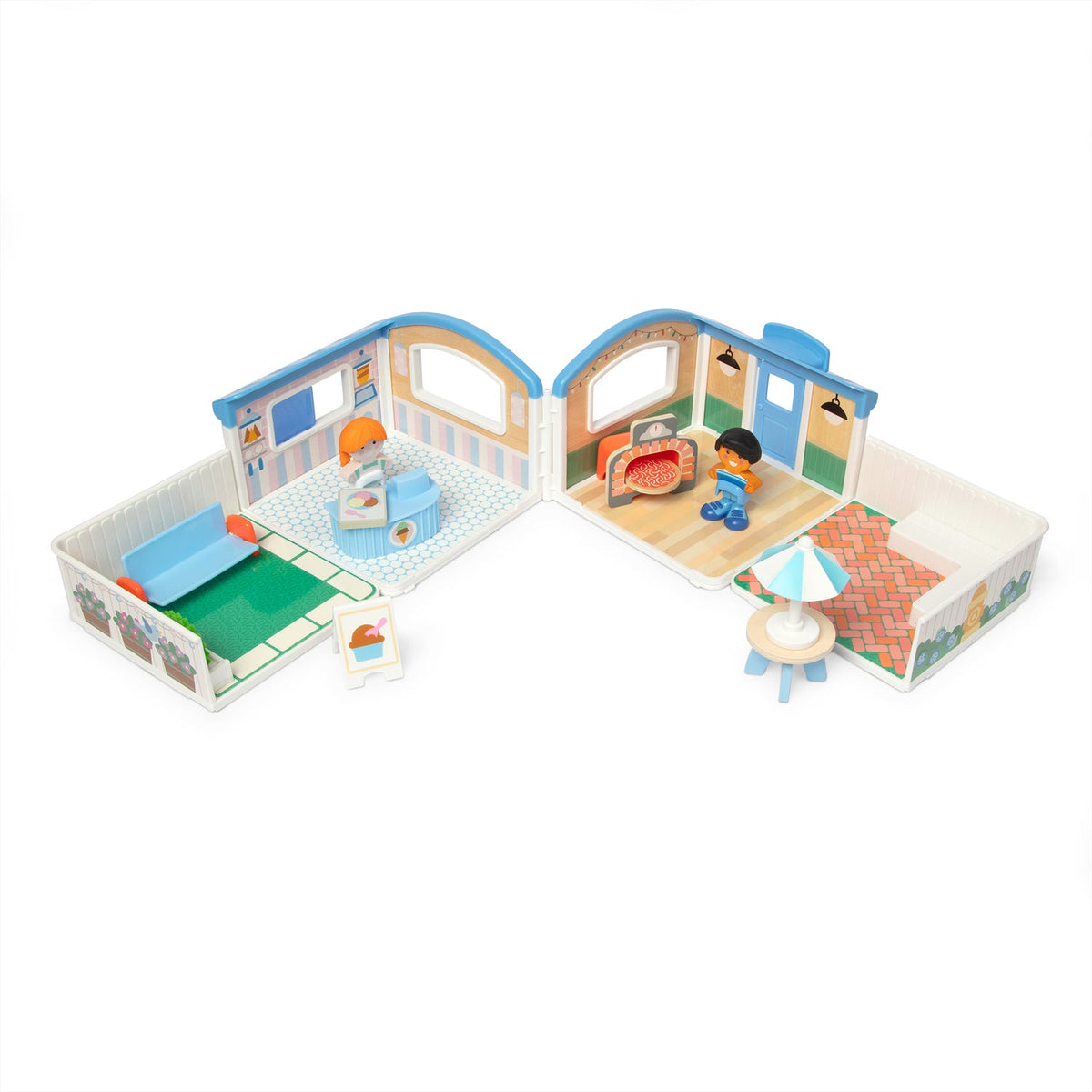 Cheery Lane Ice Cream and Pizza Play Set