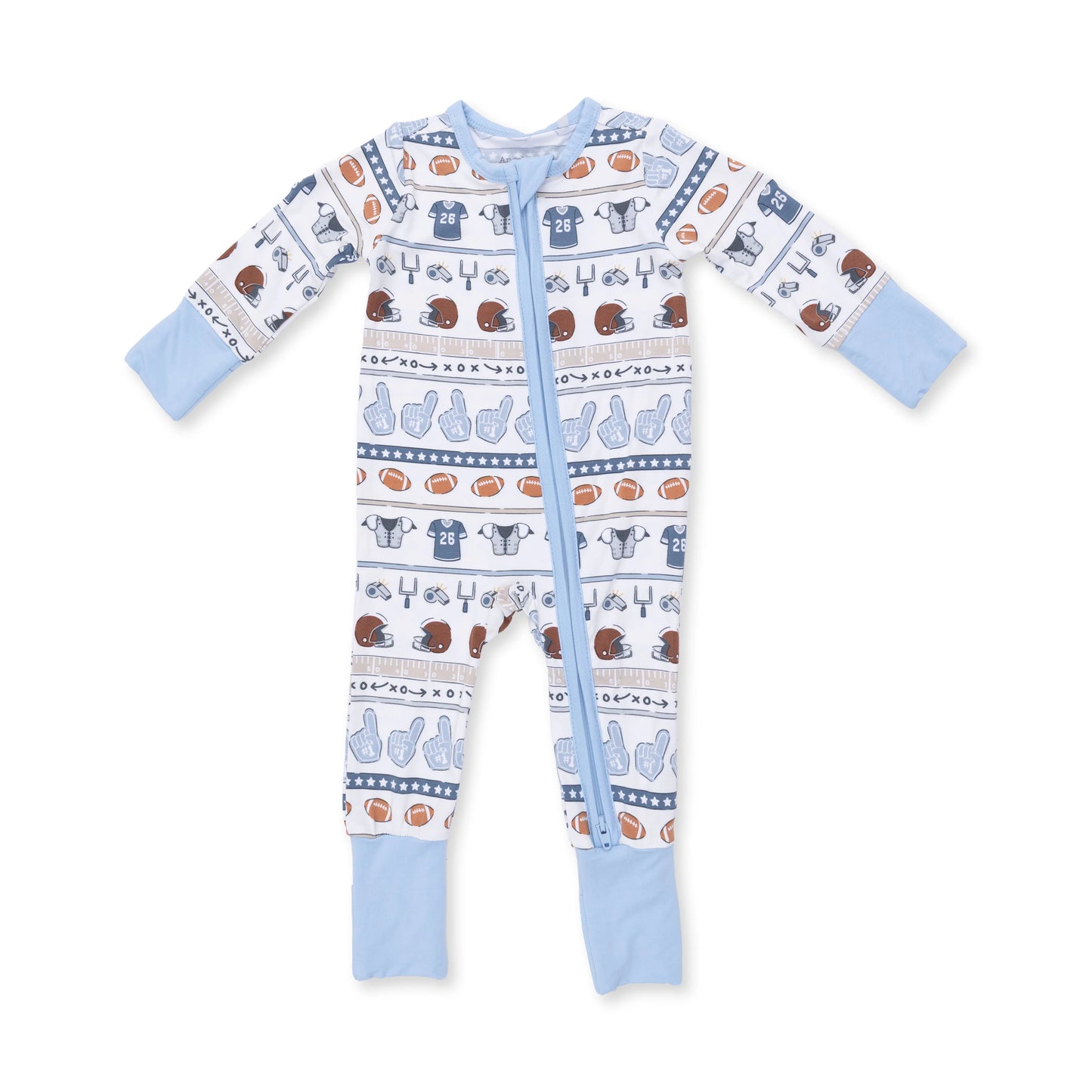 Football Stripe Convertible Romper