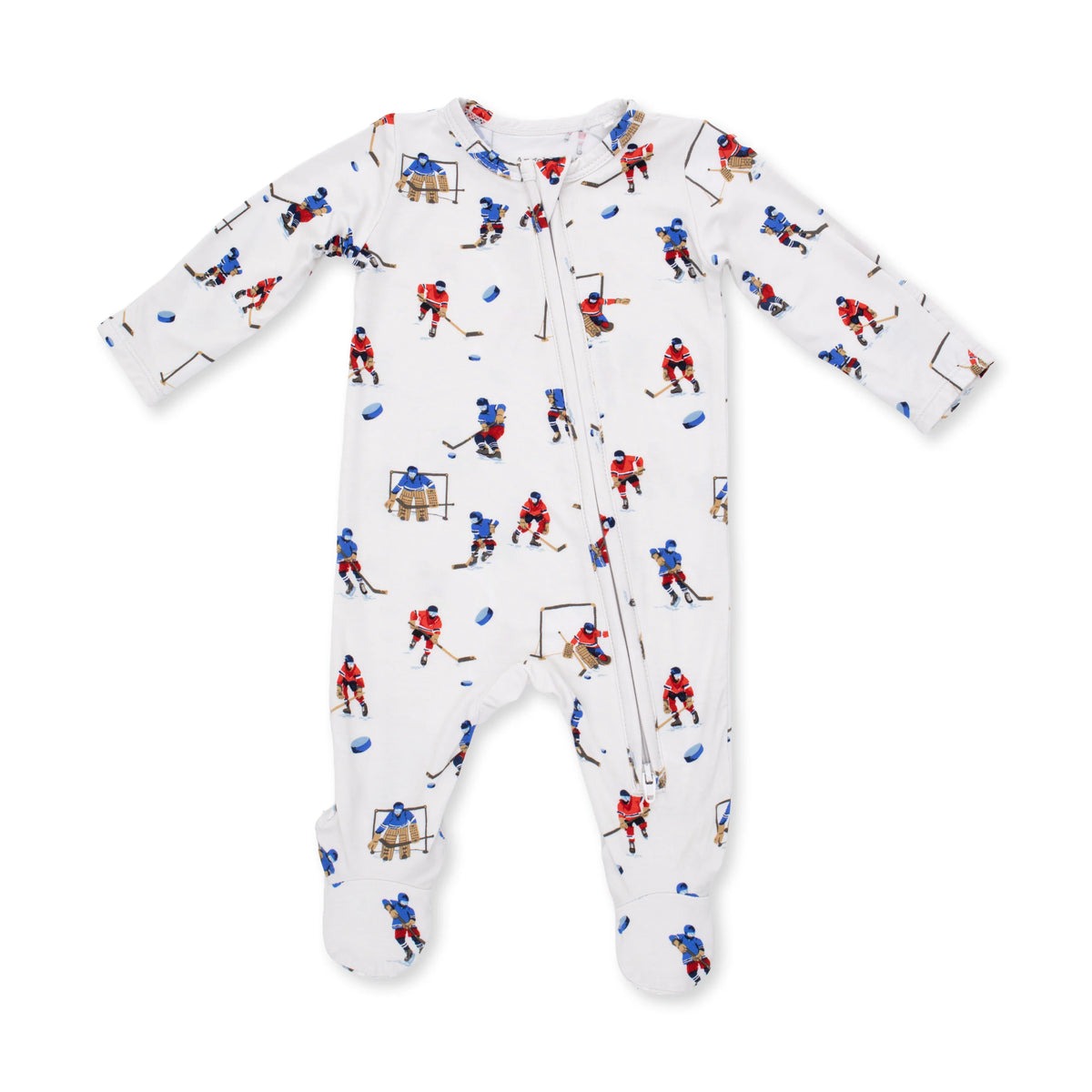 Hockey Players 2 Way Zipper Footie