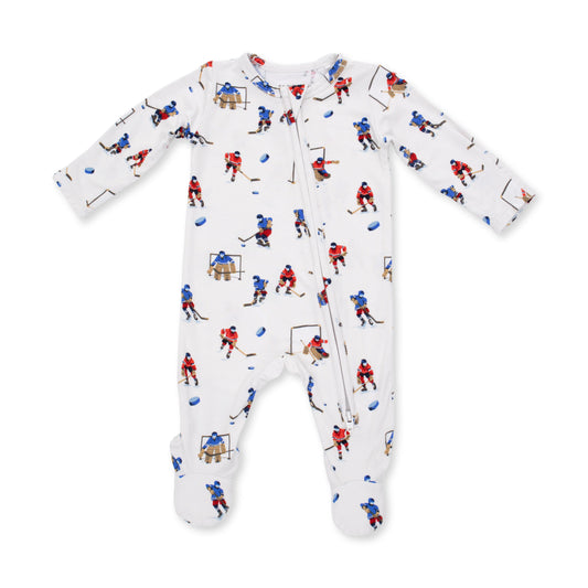 Hockey Players 2 Way Zipper Footie