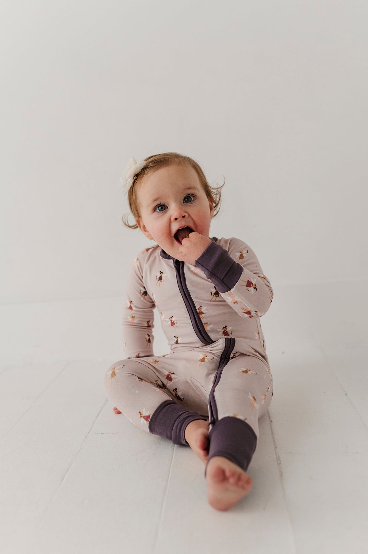 Long Sleeve Zip Romper Fairies