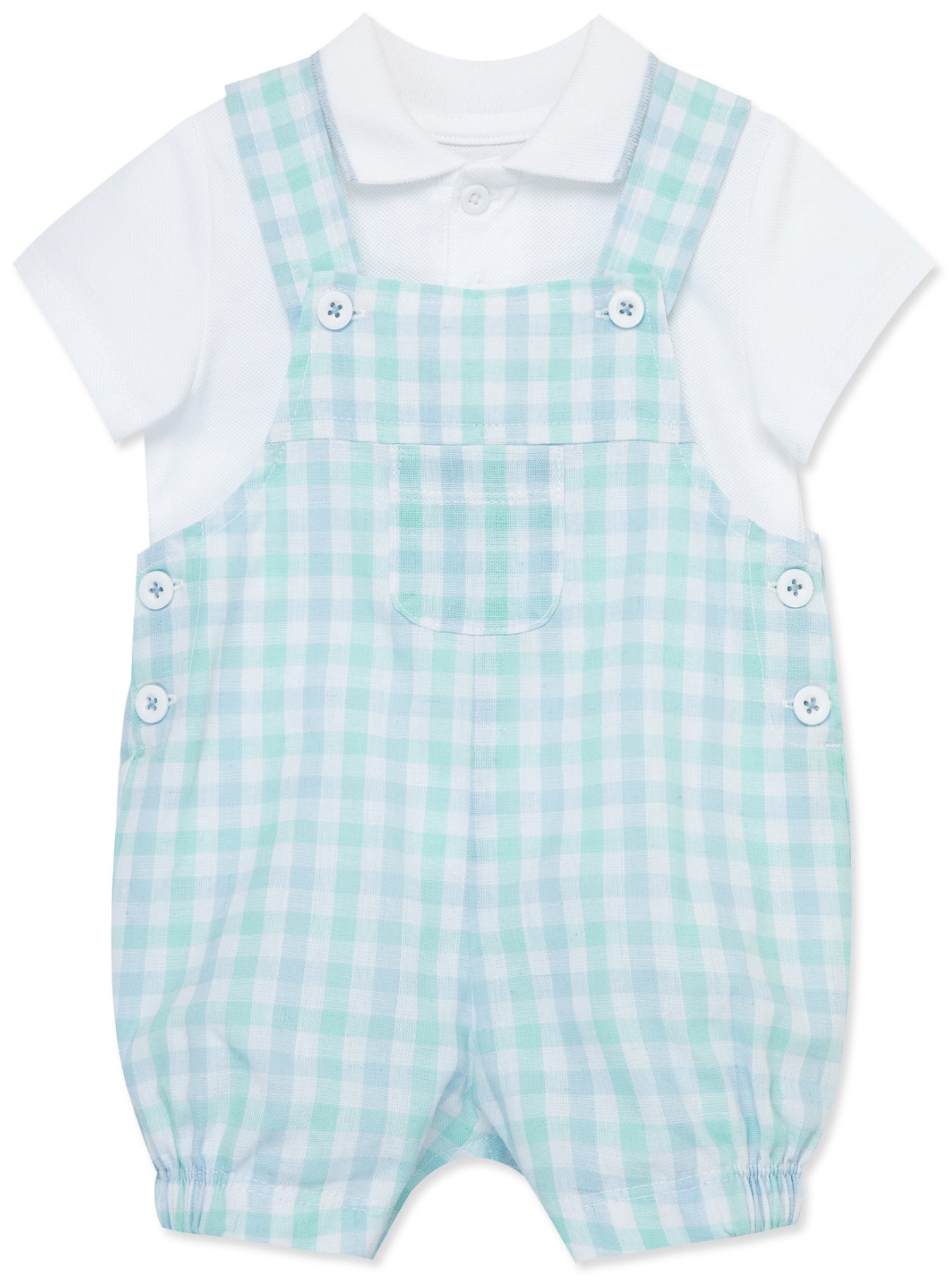 Plaid Shortall Set