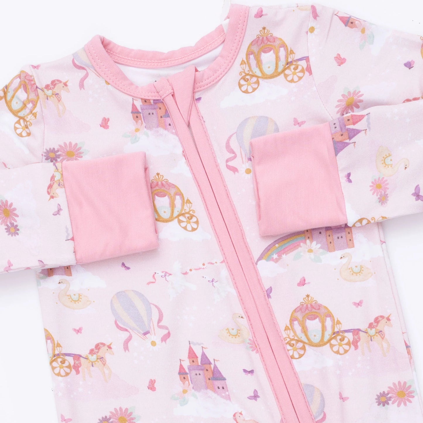 Princess Unicorns and Castle Convertible Romper