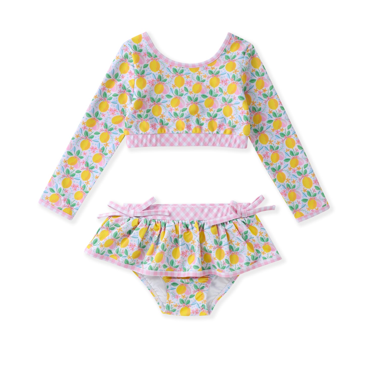 Two Piece Lemon Swim Suit
