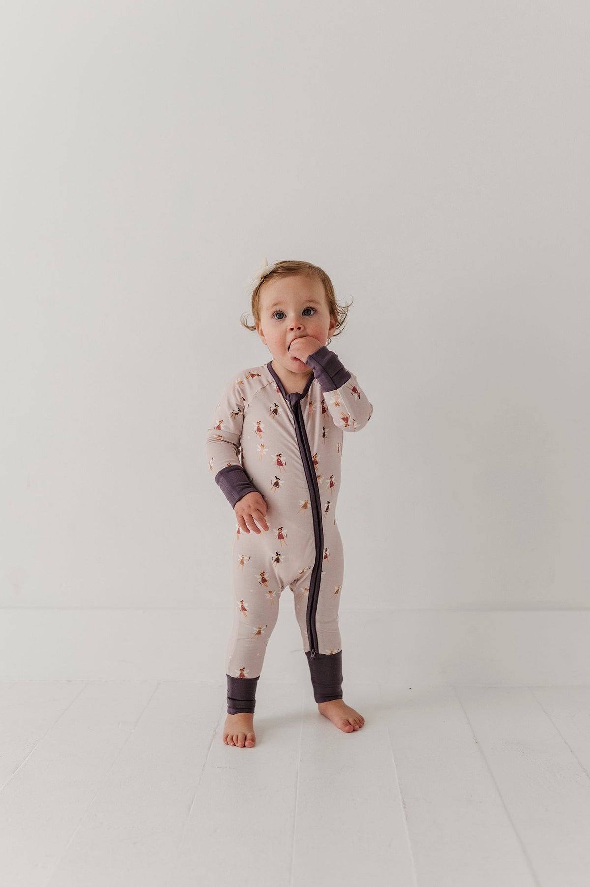 Long Sleeve Zip Romper Fairies