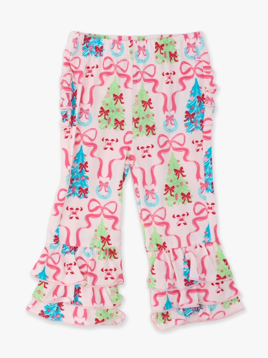 Flare Pants With Signature Rear Ruffles