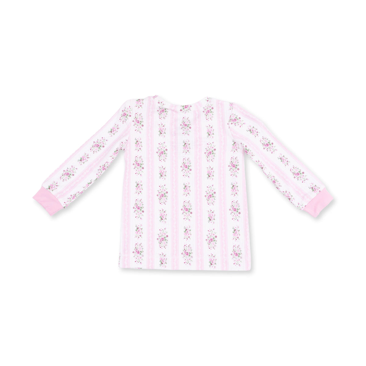 Bella Rose Stripe Long Sleeve Loungewear Set