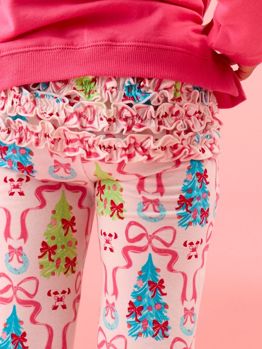 Flare Pants With Signature Rear Ruffles