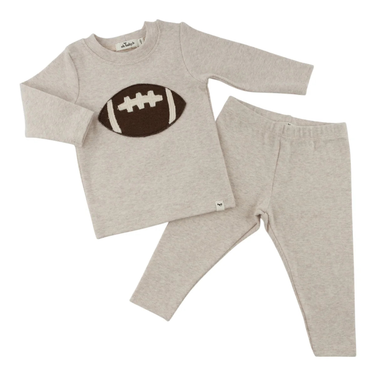 oh baby! Two Piece Set - Football - Malt