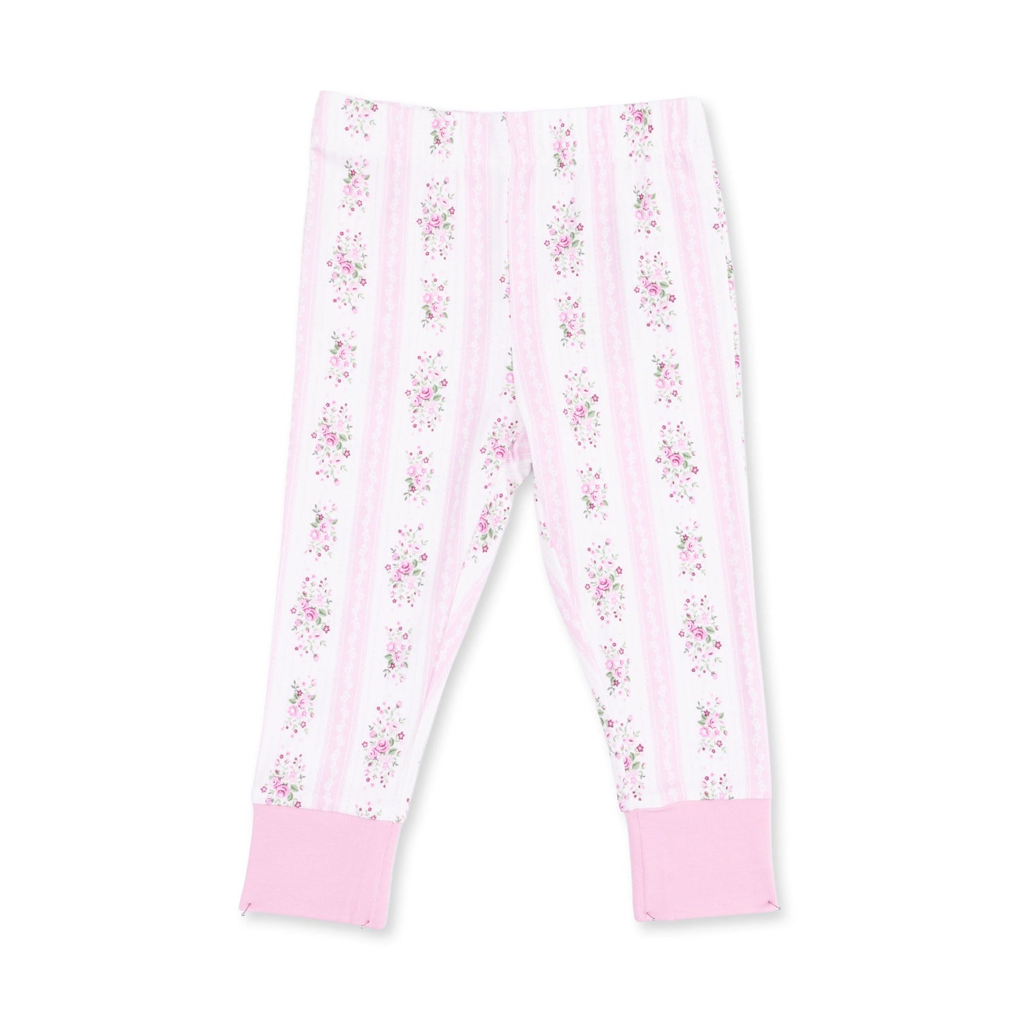 Bella Rose Stripe Long Sleeve Loungewear Set