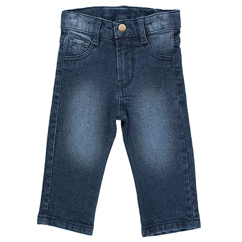 Boys Medium Wash Straight Jeans