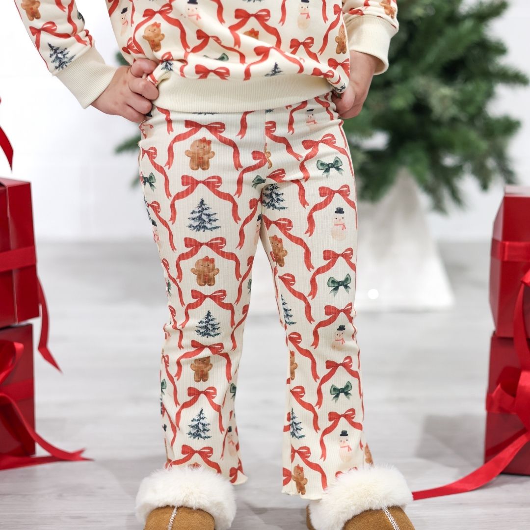 Christmas Cutie Sweatshirt & Flare Legging Set