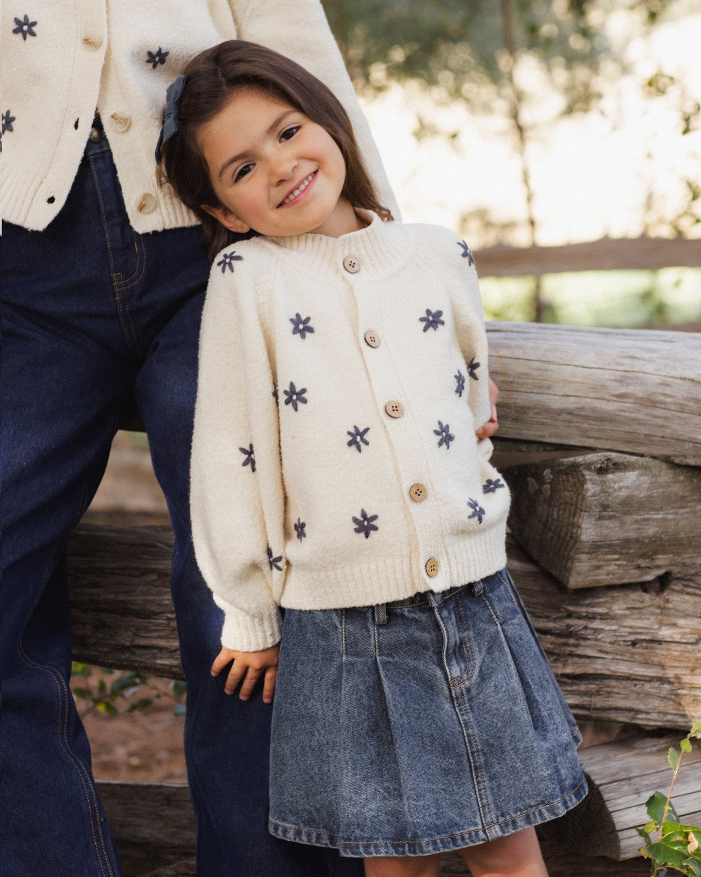 Tulip Cardigan Midnight Daisy