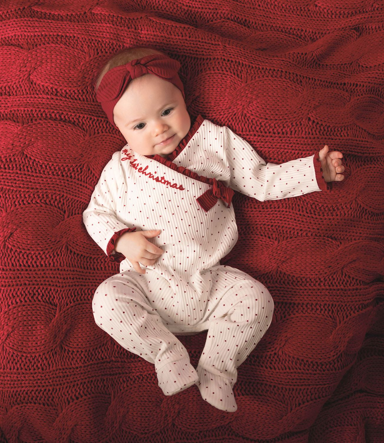 My 1st Christmas Sleeper & Headband Set