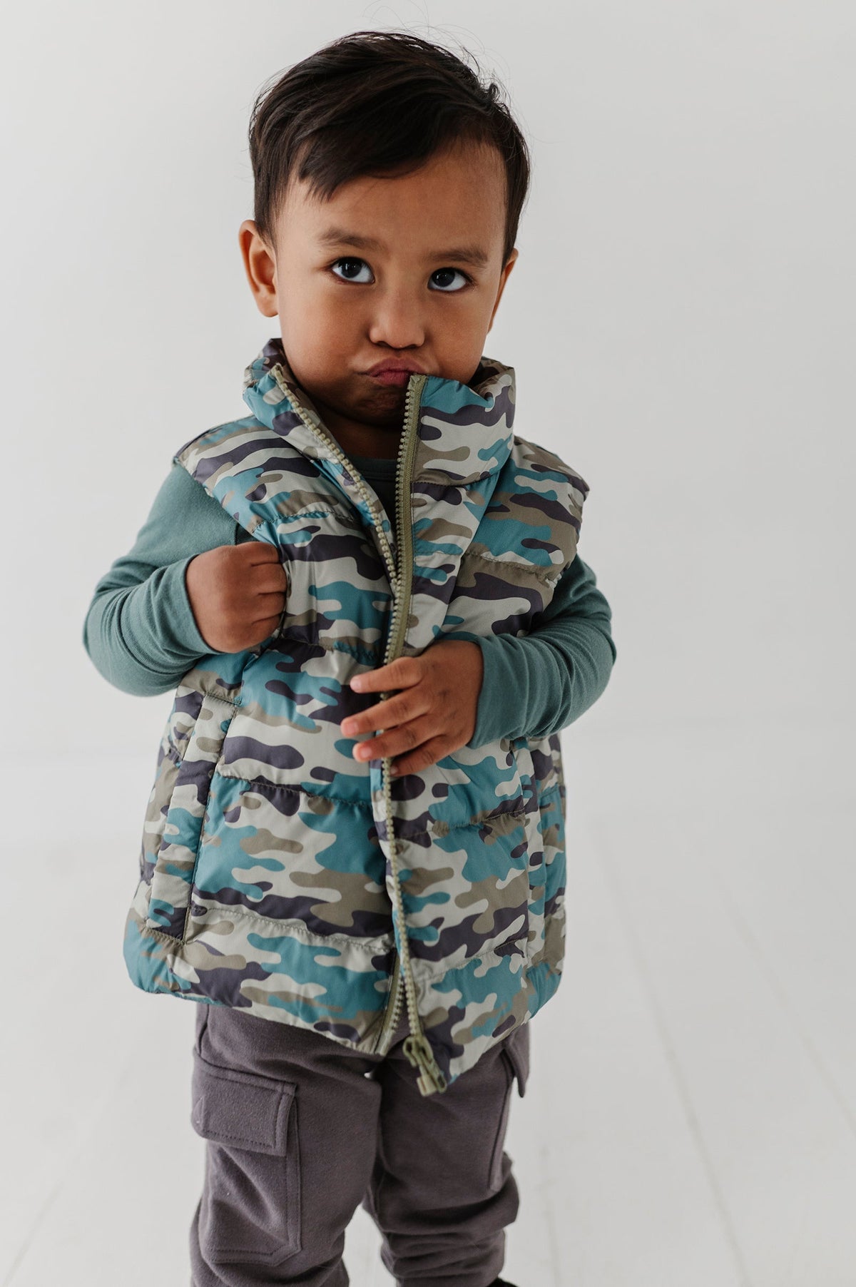 Puffer Vest Camouflage