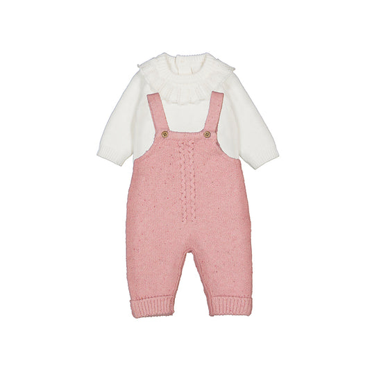 Knit Overall & Sweater Set