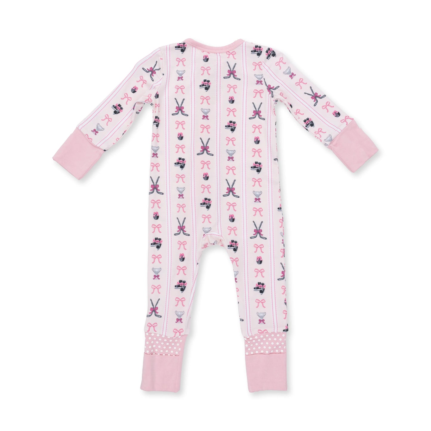 Megan’s Bowtiful Hockey Stripe Convertible Romper