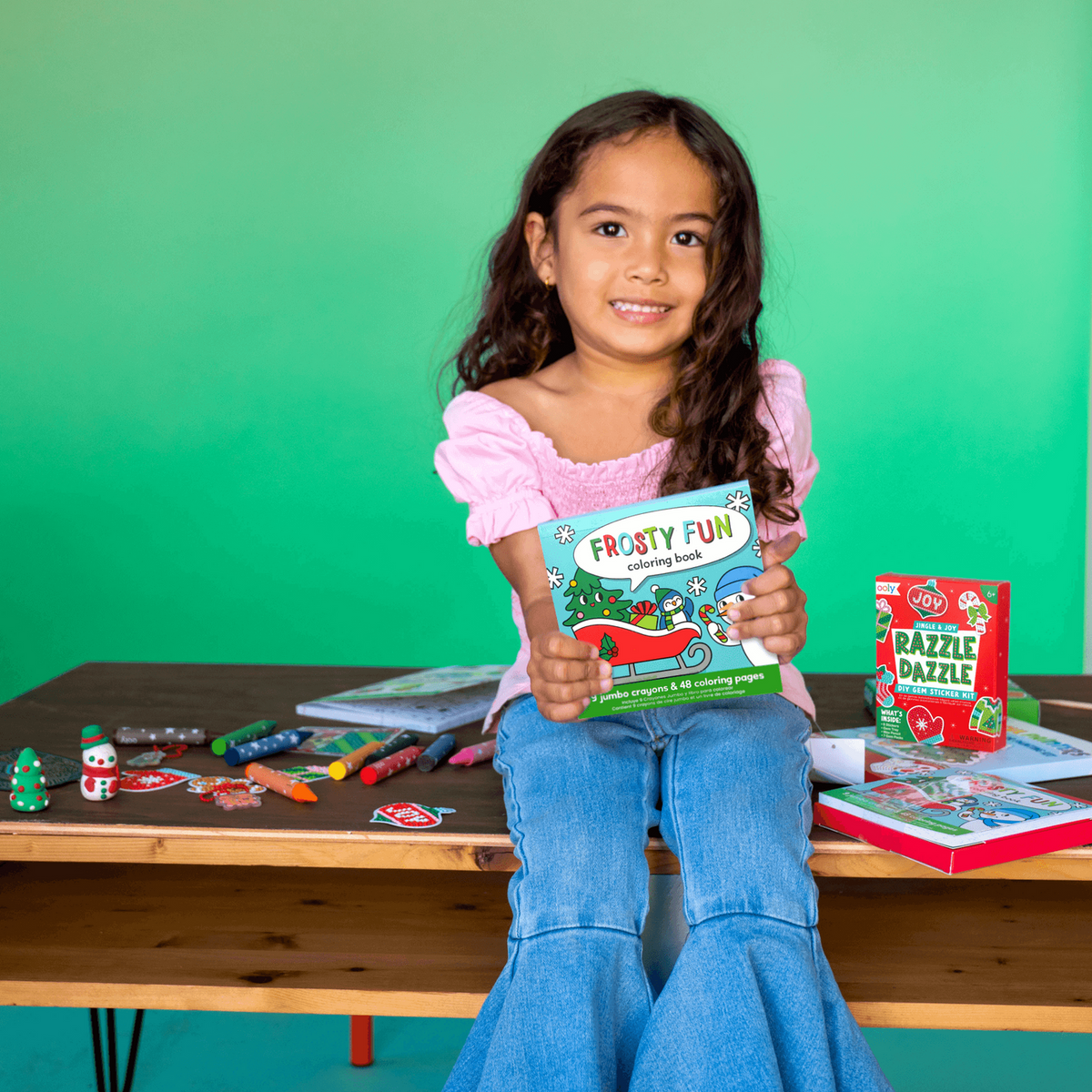 Carry-Along Coloring Book Set - Frosty Fun