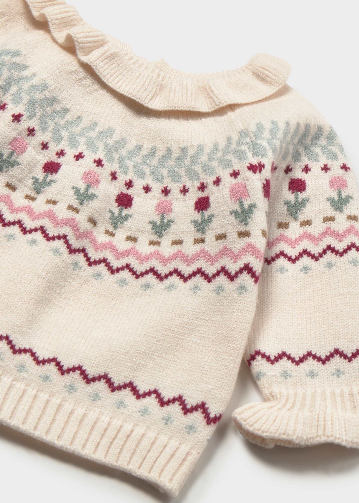 Knit Floral Sweater & Legging Set