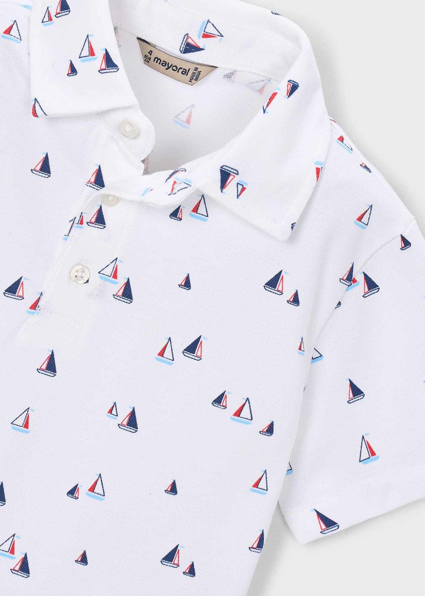 Short Sleeve Polo Sailboats