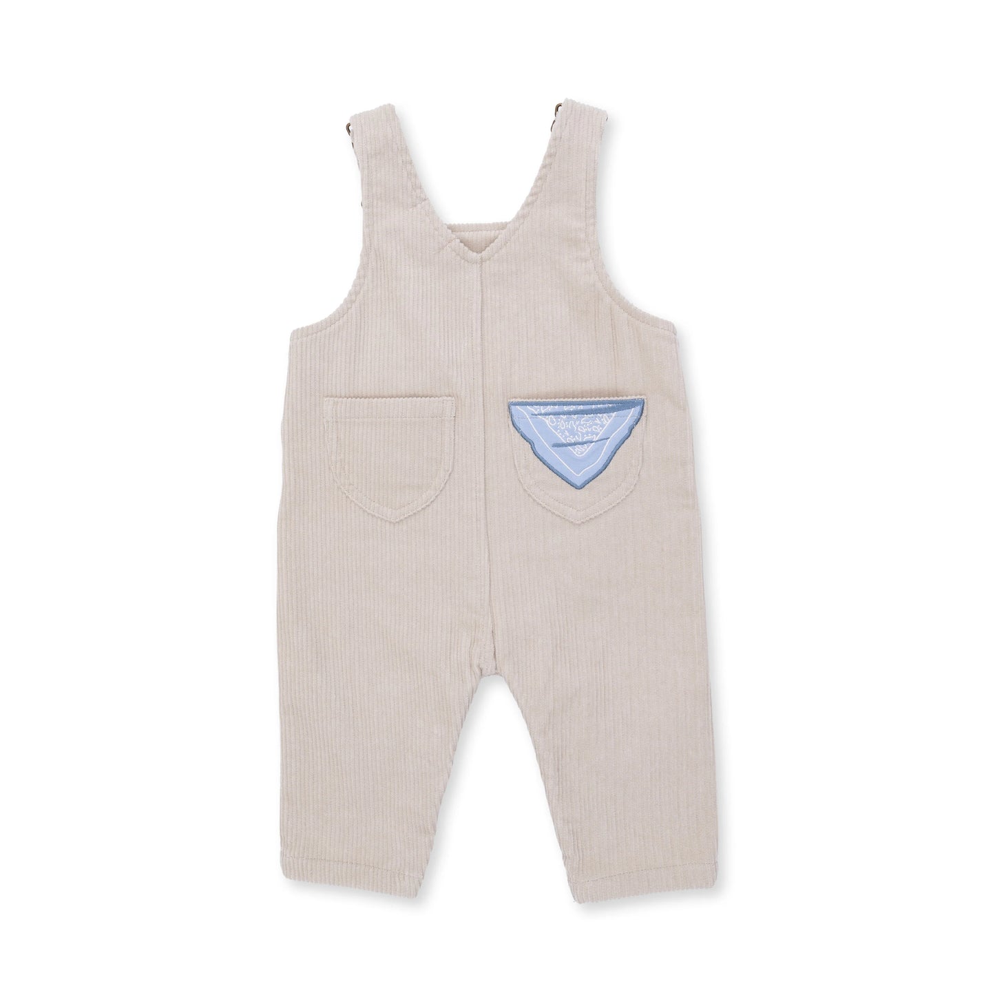 Peyote Corduroy Uni Old School Overall With Horse Appliqué