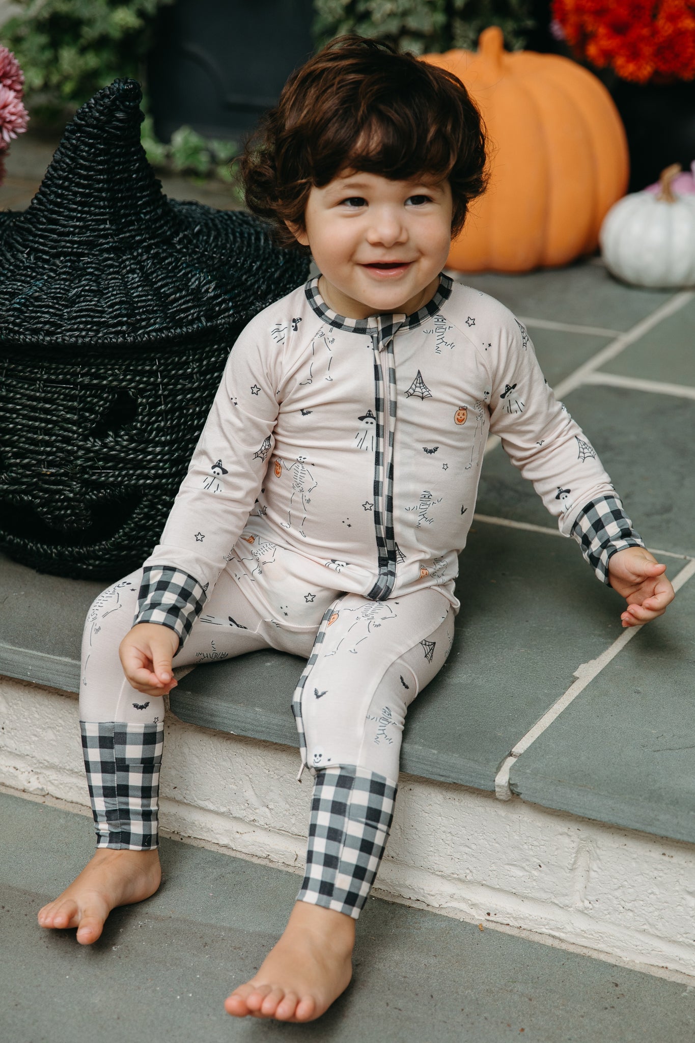 The Boo Crew Zipper Romper