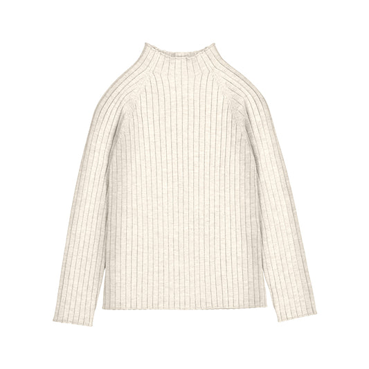 Ribbed Mock Kneck & Corduroy Pant Set