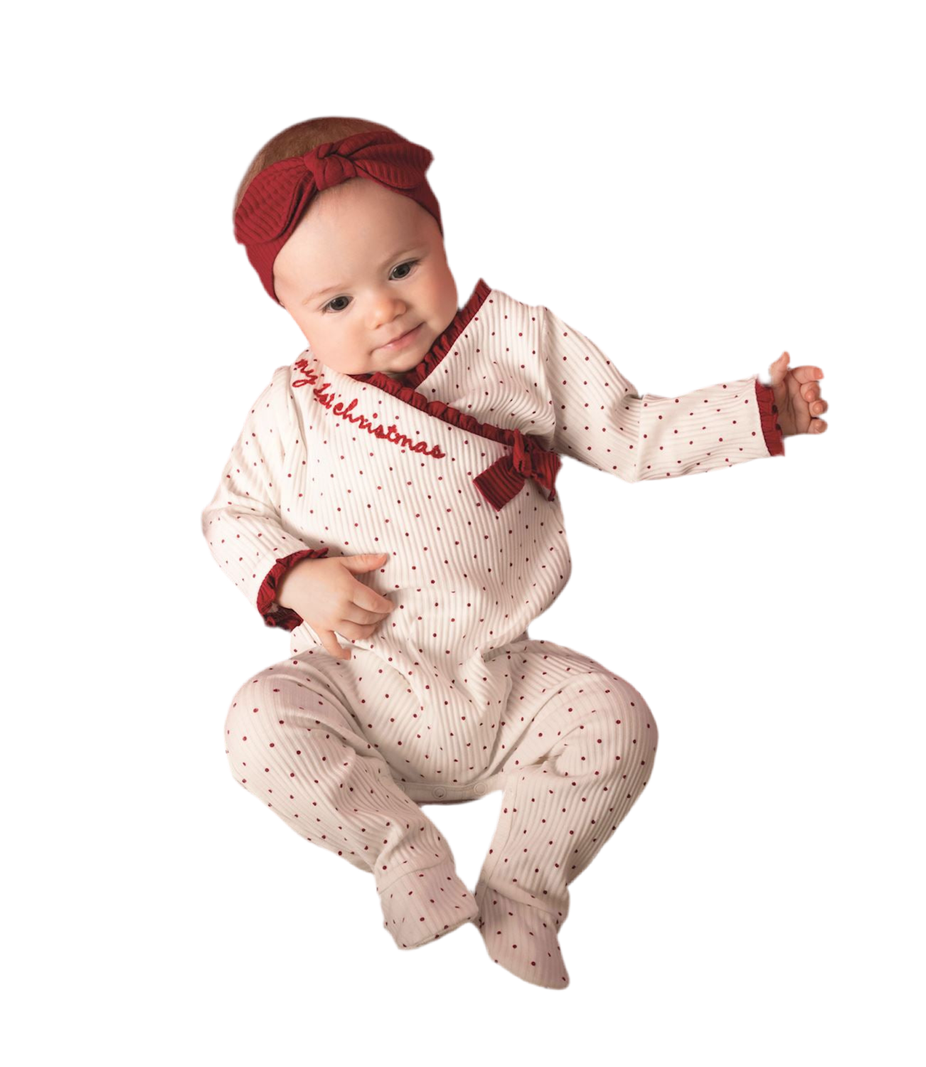 My 1st Christmas Sleeper & Headband Set