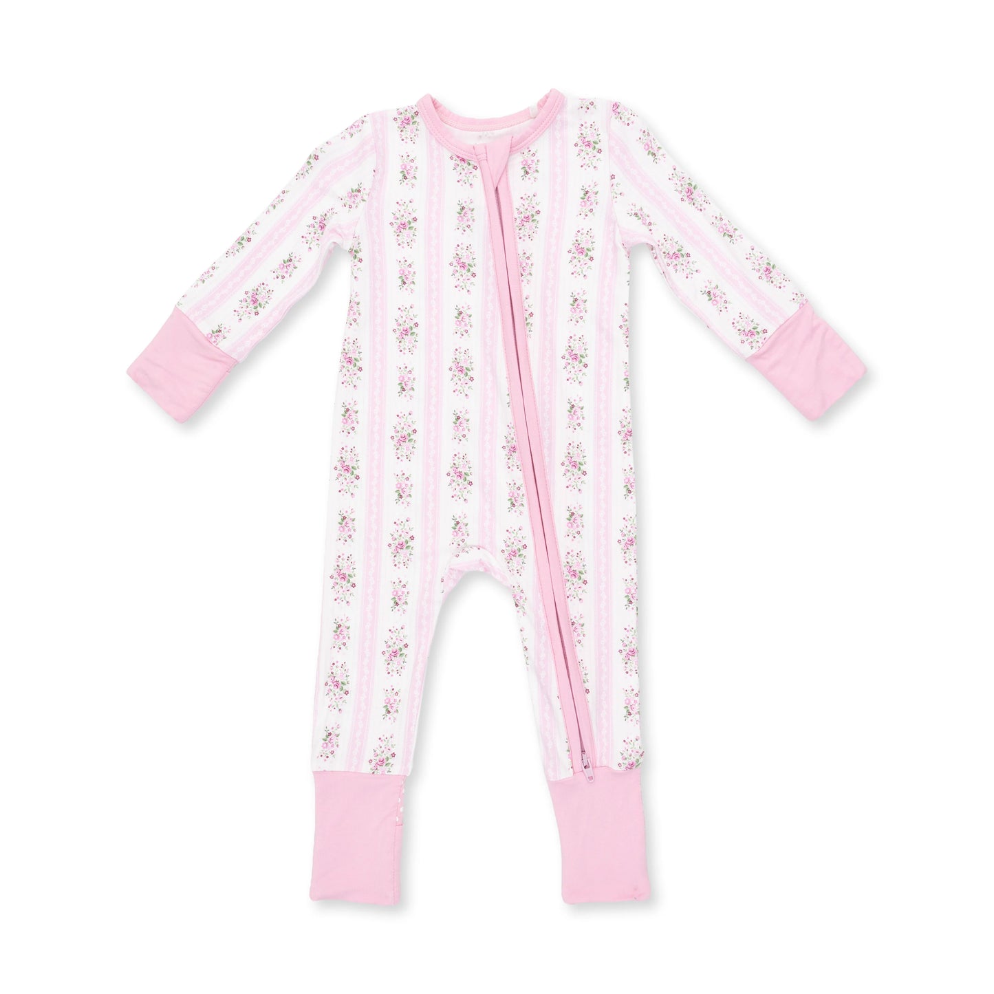Bella Rose Stripe Convertible Romper