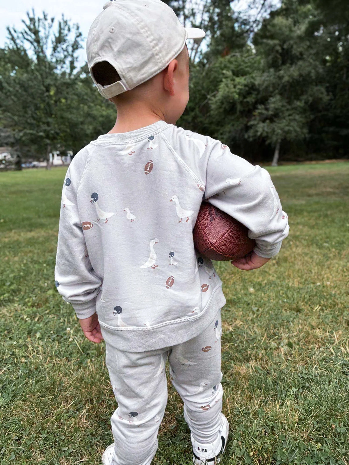 Fleece Sweatsuit Football Goose