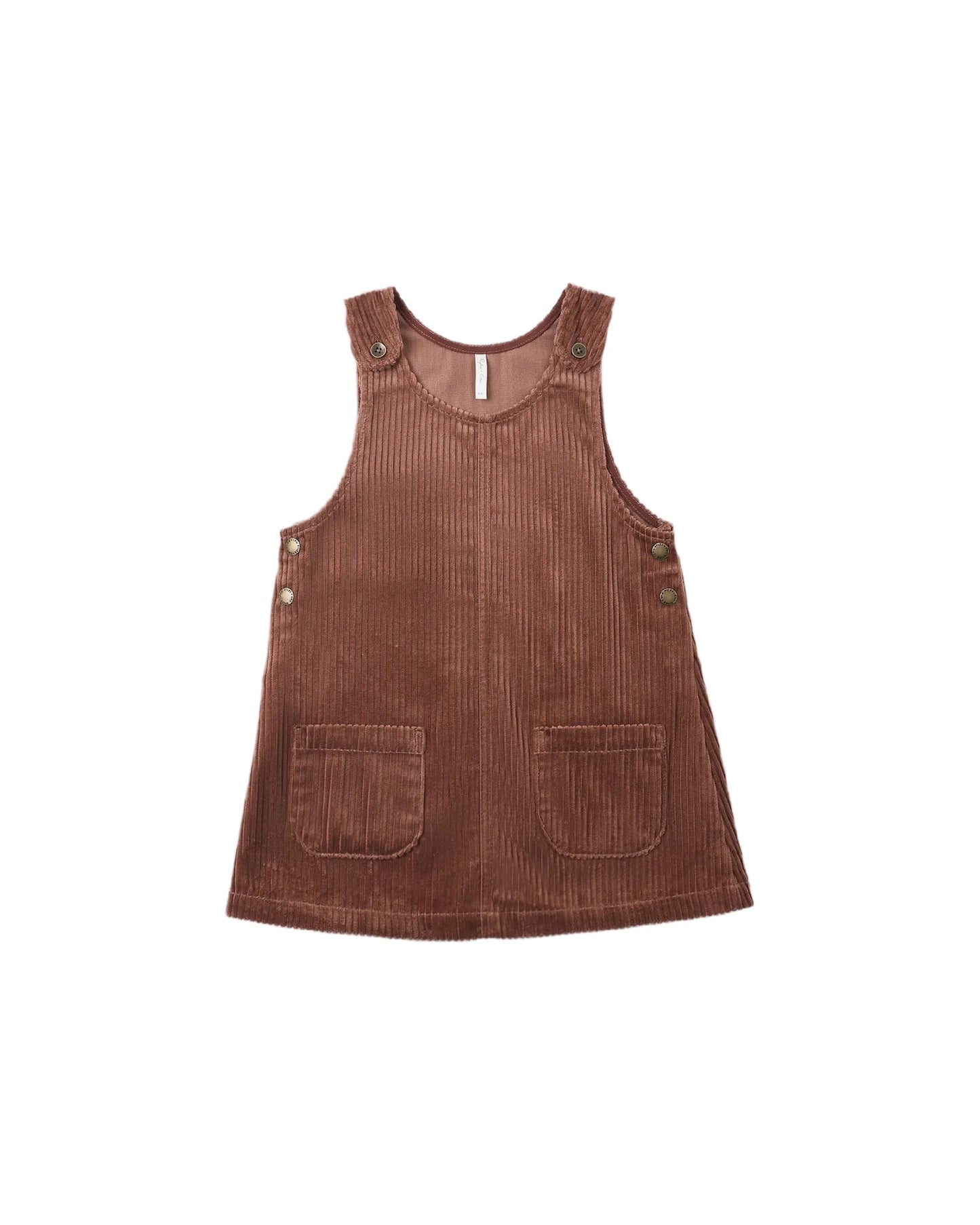 Odette Overall Dress Mulberry