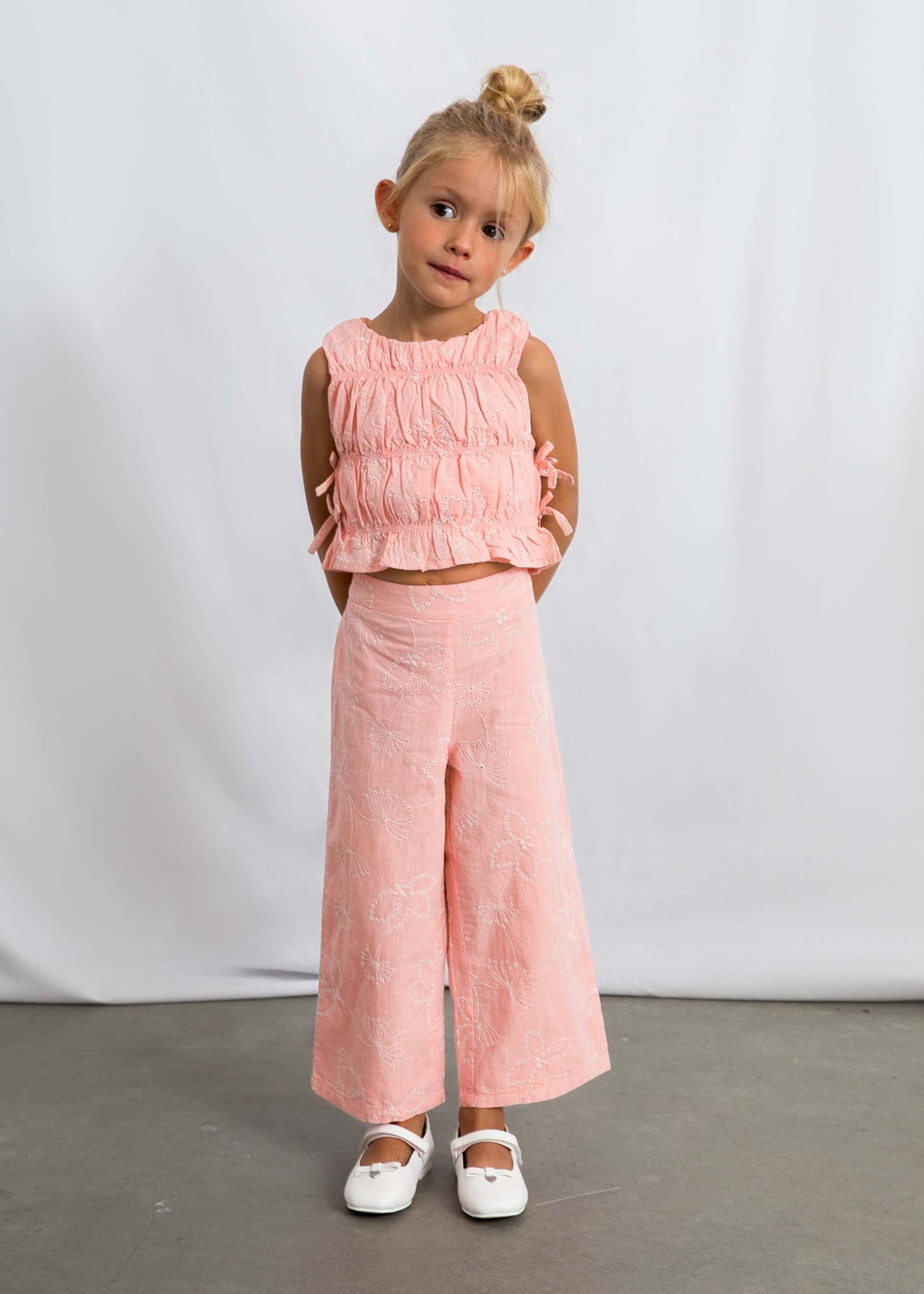 Blossom Pink Eyelet Set