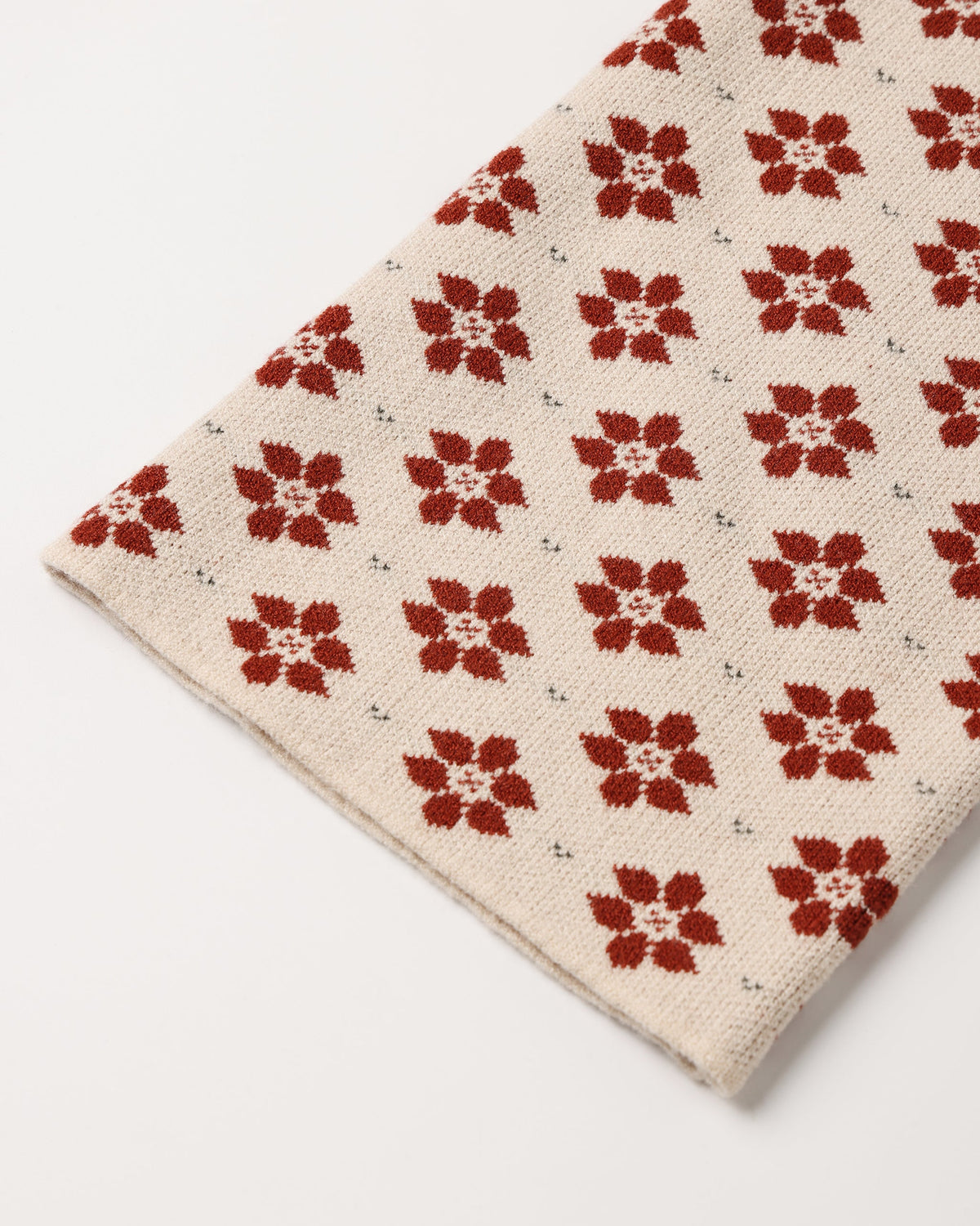 Jacquard Knit Set Poinsettia