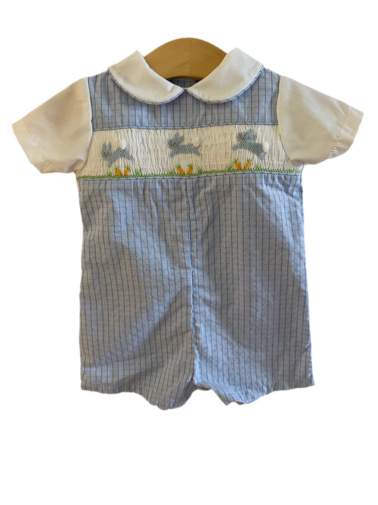 Smocked Easter Bunny Romper