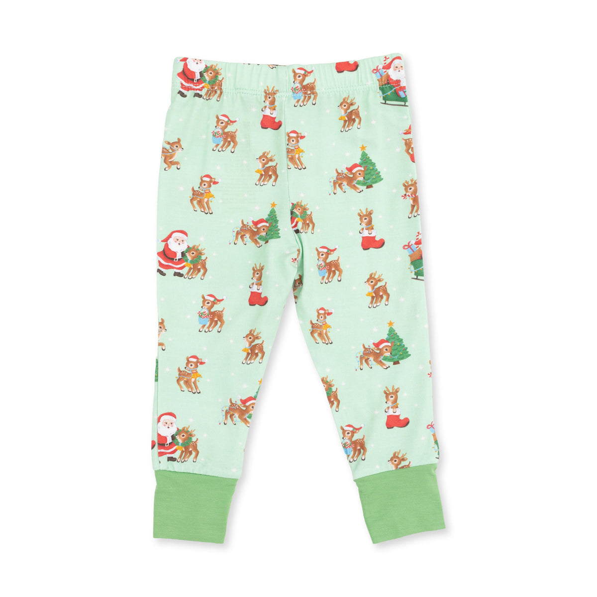 Vintage Reindeer & Santa Uni Long Sleeve Loungewear Set
