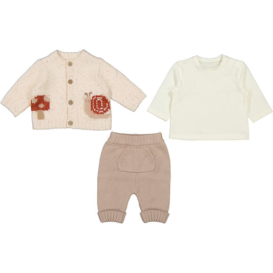 Knit Cardigan & Pant Set