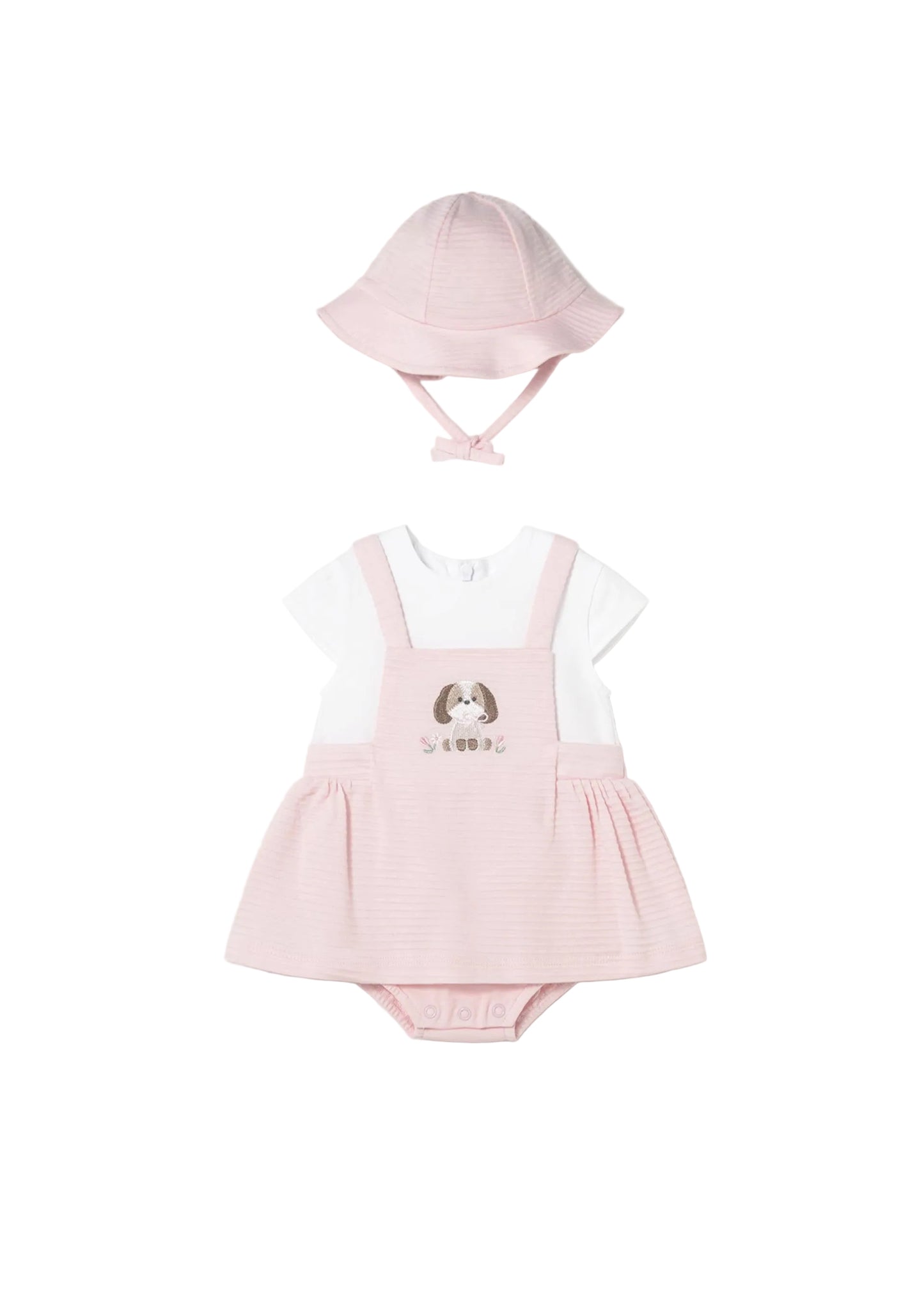 Puppy Skirted Bubble Set With Hat