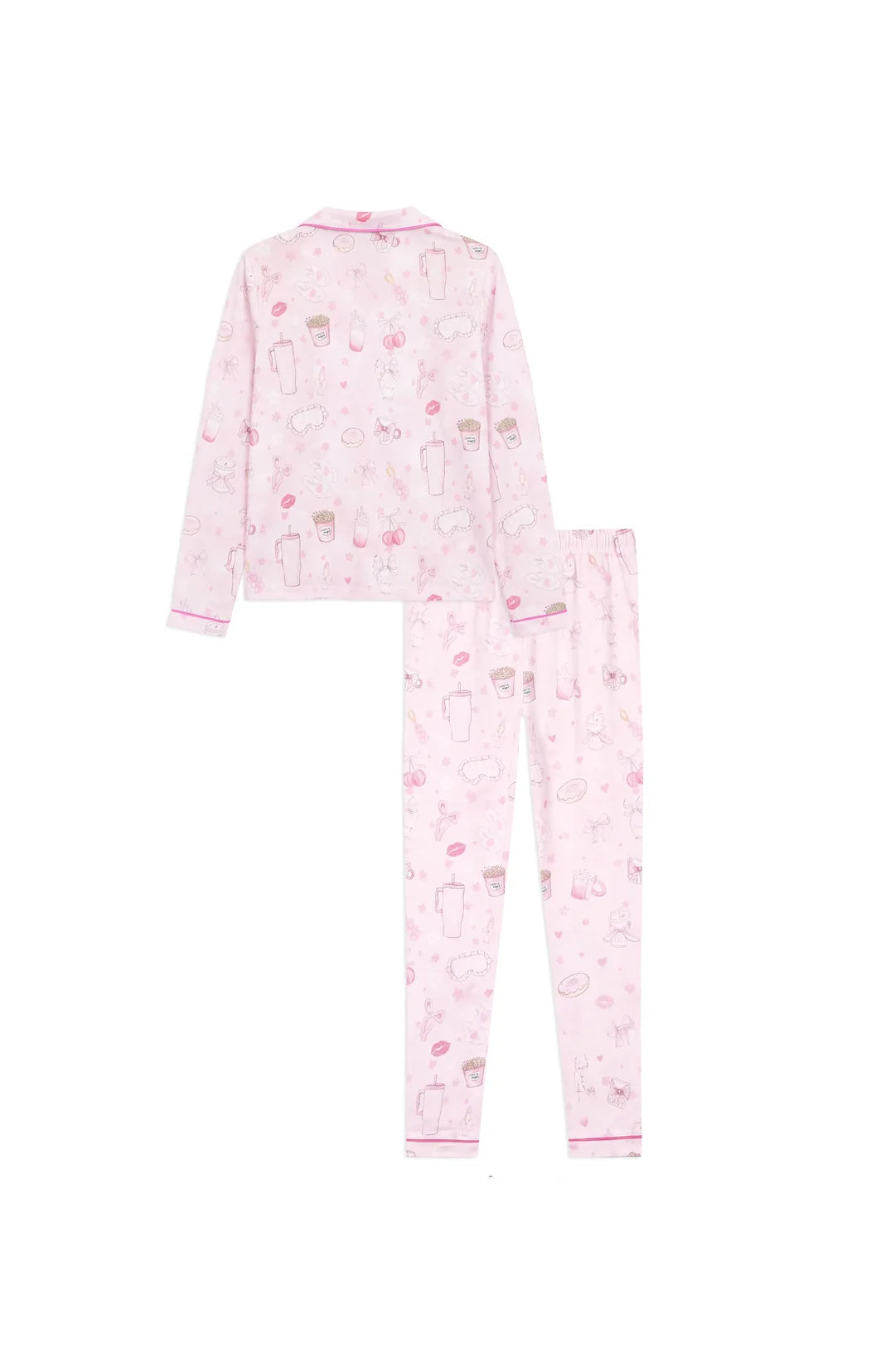 Blush Club Long Sleeve Jersey Pajama Set