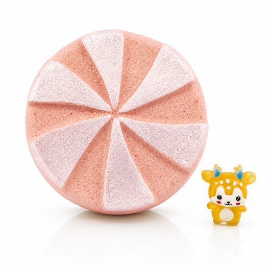 Natural Peppermint Candy Prize Bath Bomb