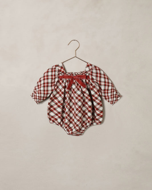 Annette Romper Holiday Tartan