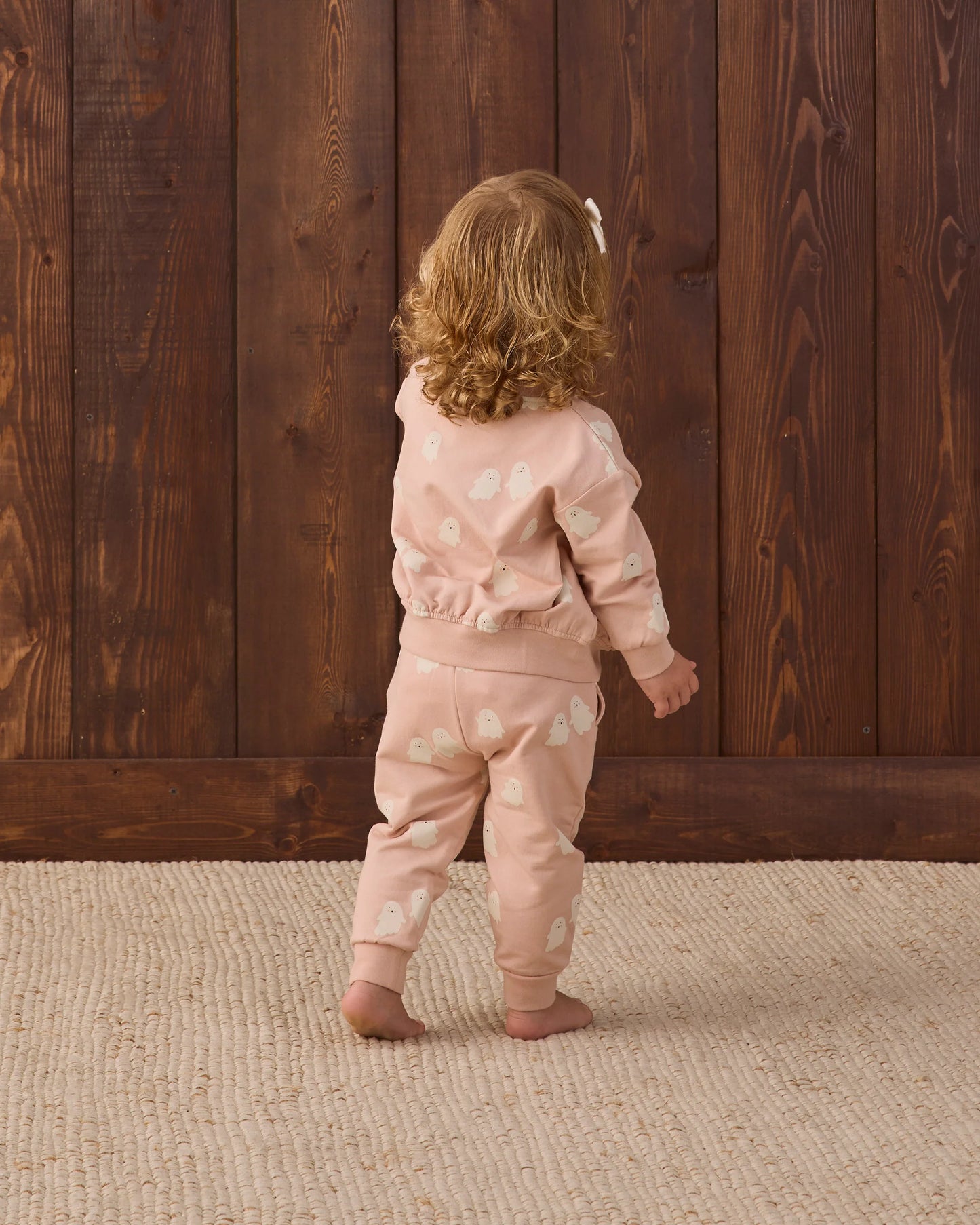 Relaxed Fleece Sweatshirt & Sweatpant Set Sweet Ghost