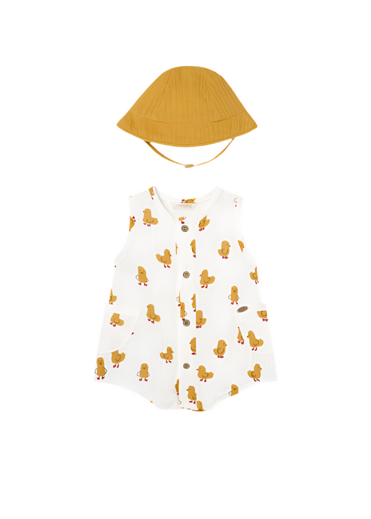 Duckie Romper Set