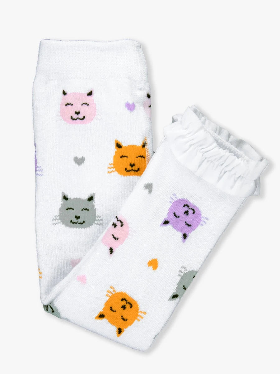 Purrfect Pals Patterned Footless Ruffle Tights