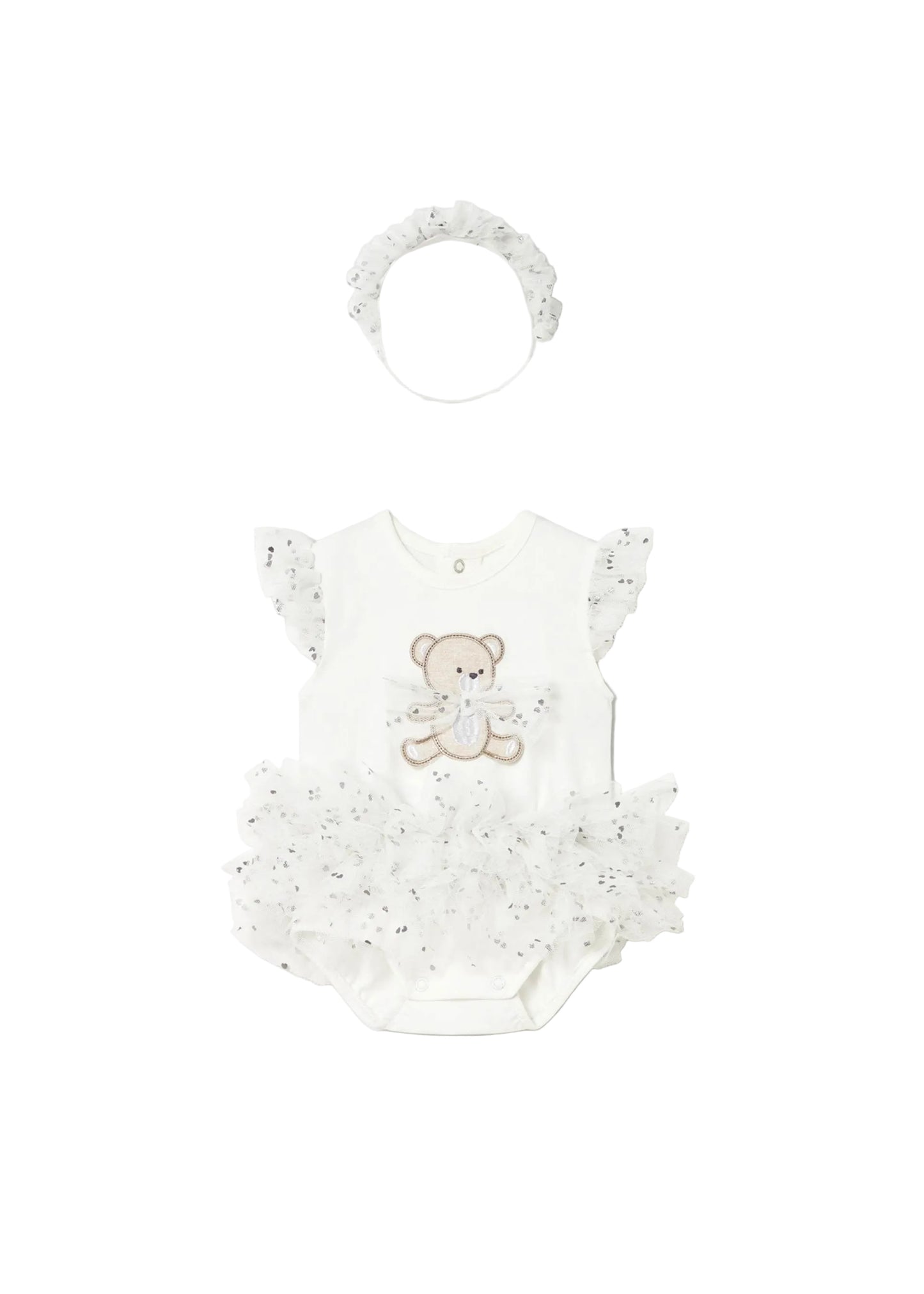 Cream Tutu Bodysuit
