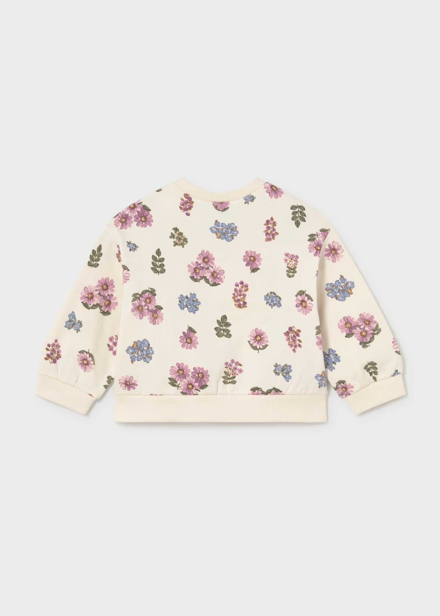 Fleece Floral Pullover