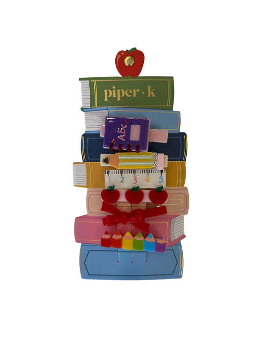 Back To School Hair Clips Set of 6