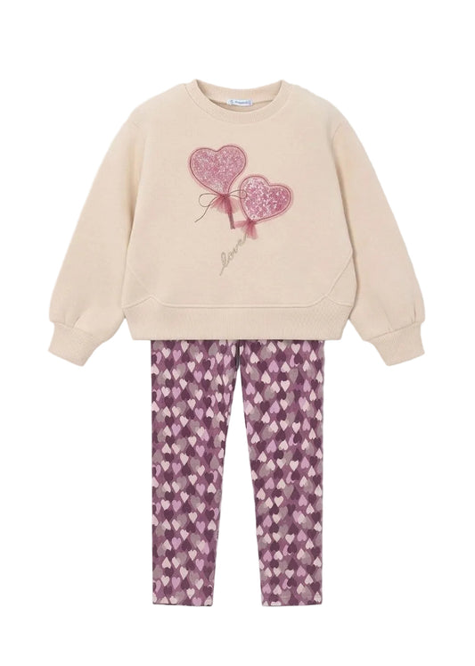 Heart Pullover & Legging Set
