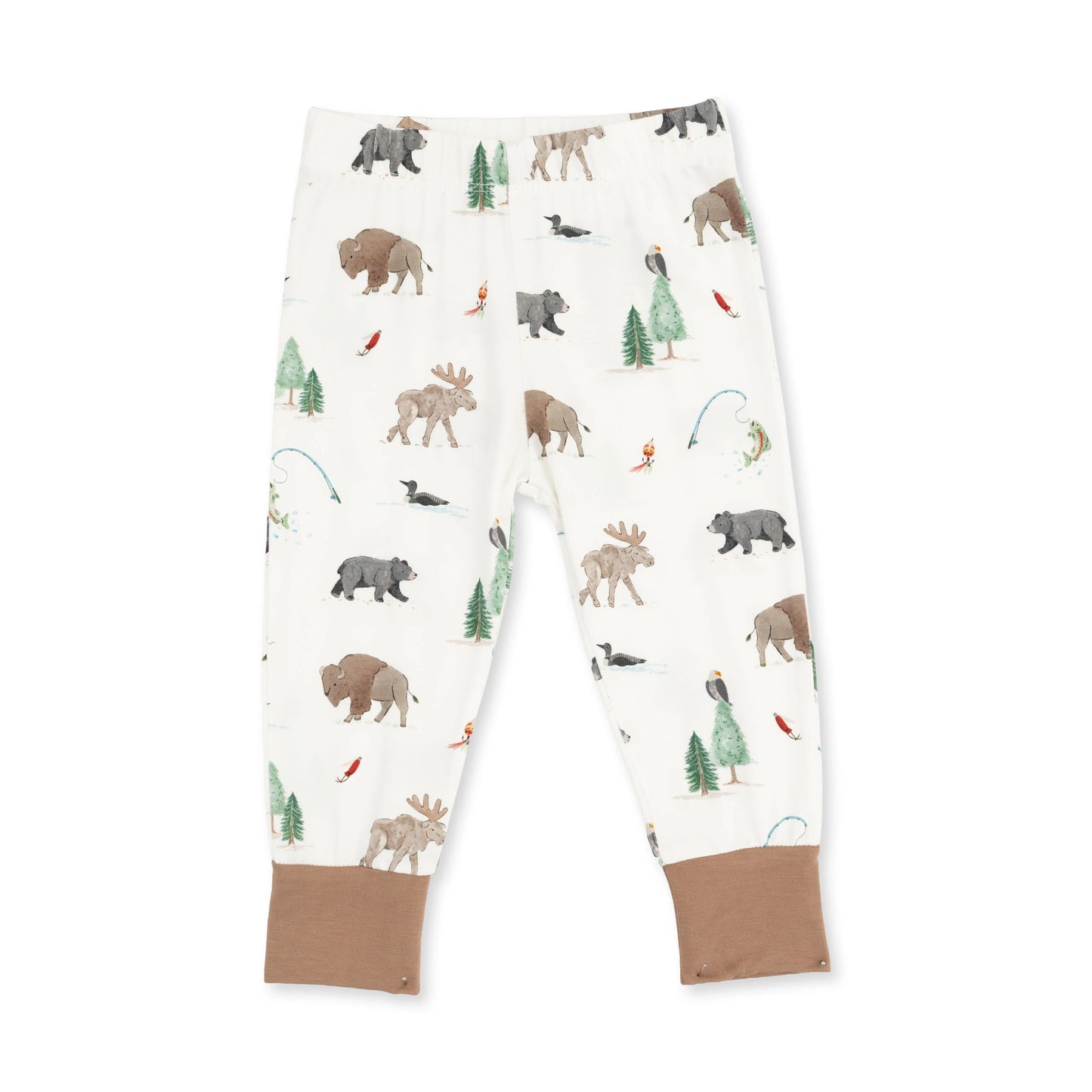 Northern Woodland Animals Long Sleeve Loungewear Set