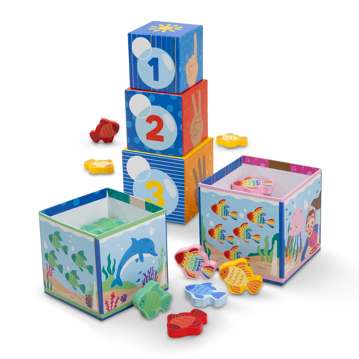 Ms Rachel Sort and Count Nesting Blocks